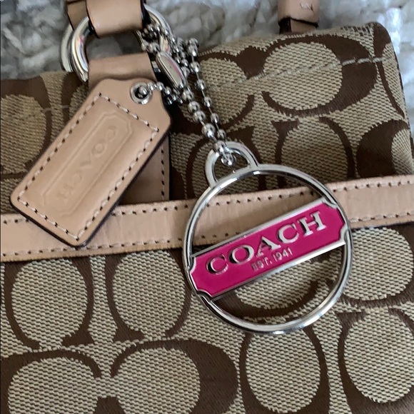 COACH Signature Stripe 12CM Tote (F28504) - Picture 7 of 12